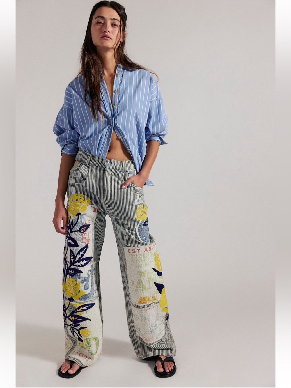 NWT FREE PEOPLE WE THE FREE LOST AND FOUND BOYFRIEND JEANS